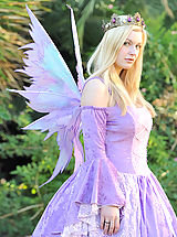 Danielle in a fairy suit