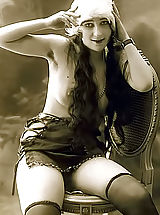 Retro Vintage, Very Old Genuine Vintage Erotic Postcards With Naked Women From France Circa 1920